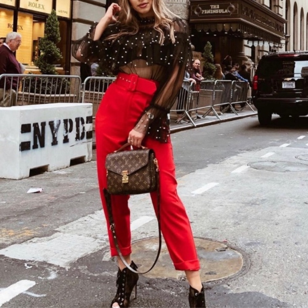 Zara Lace Up Mesh Heals 6